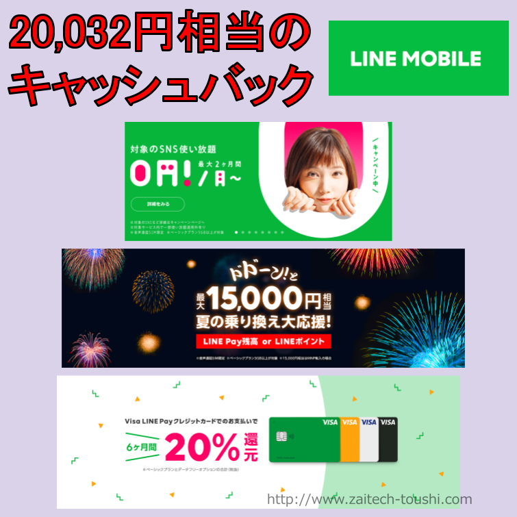 LINE MOBILEへMNPが超お得だった話